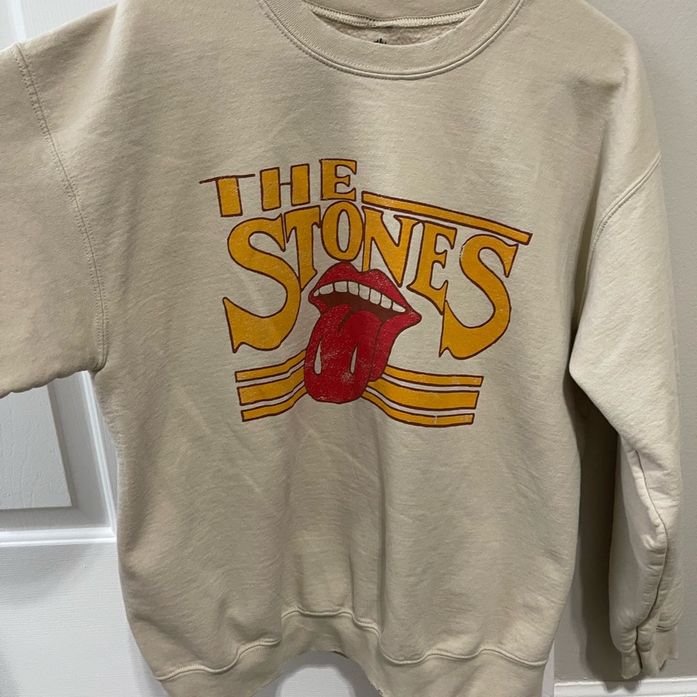 The Rolling Stones Cream Sweatshirt